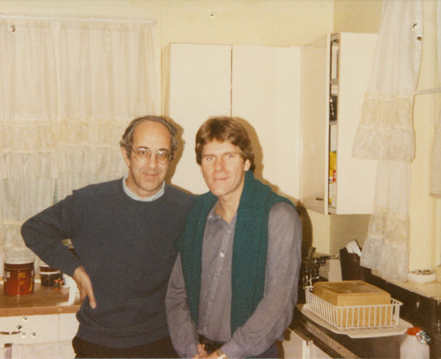 Henri Nouwen and Nathan Ball in a home of the L Arche Daybreak